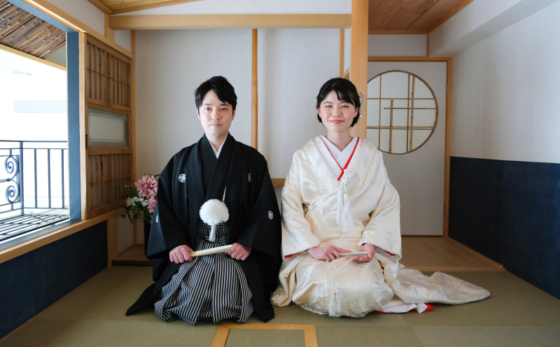 ＊白無垢＆赤比翼仕立て＊