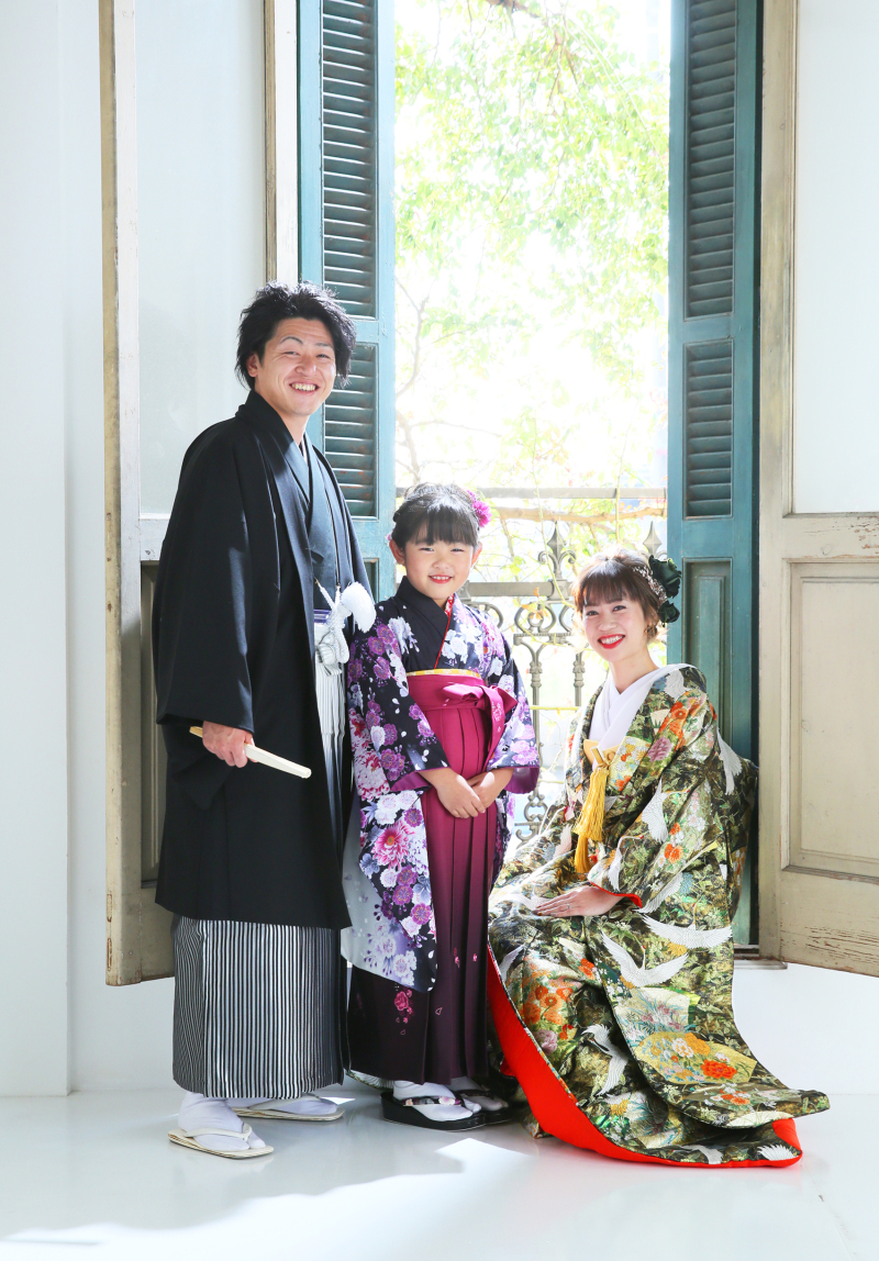 ＊窓辺のファミリーフォト＊