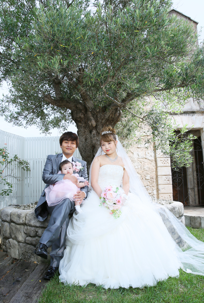 ＊大切なベビーとの家族ショット＊