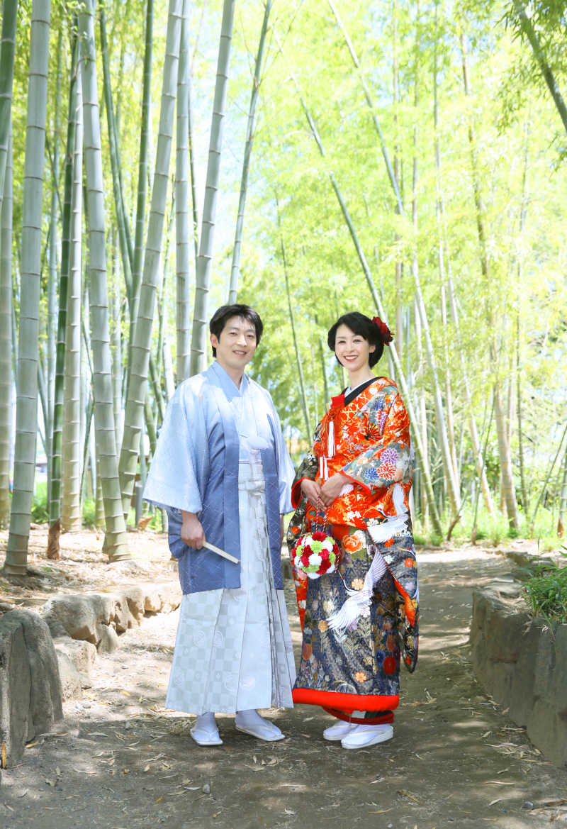 スタートは色打掛ロケーション撮影から♪