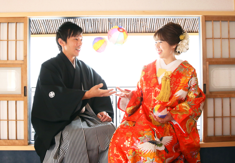 憧れの紙風船シーン♡