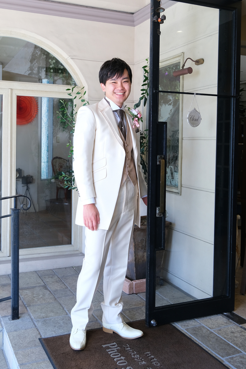 新郎ソロショット