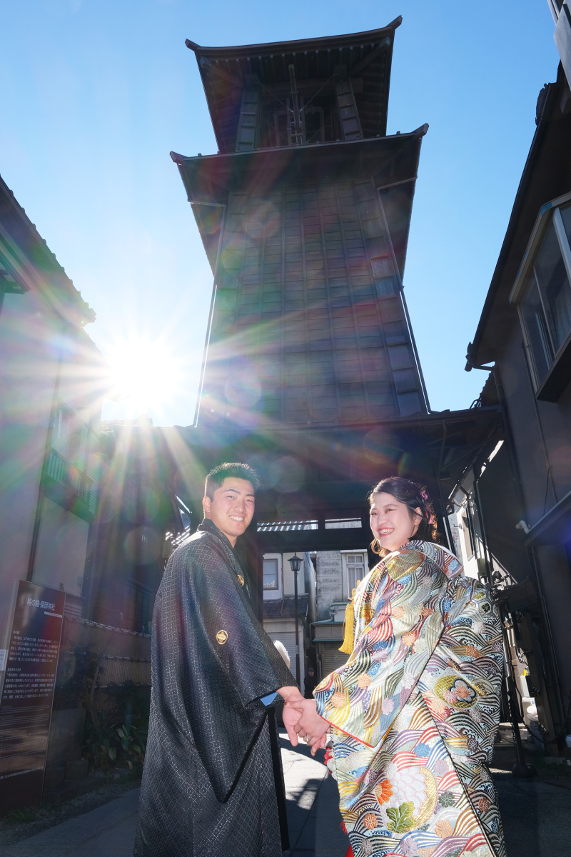 川越街並みフォト　〜時の鐘とダイヤモンドリング〜