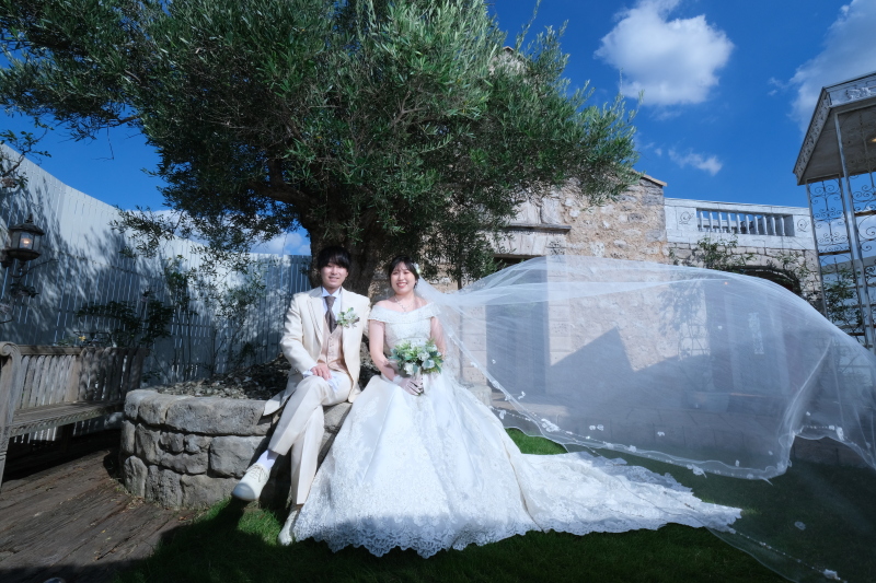 ＊ベールはふわりといい感じ＊