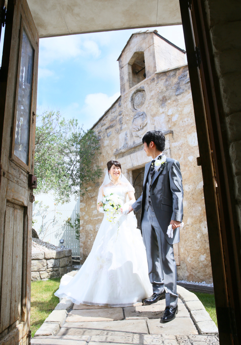 チャペル入り口より