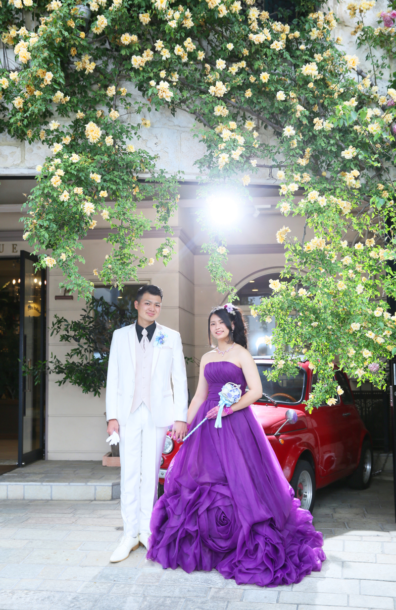 ＊正面入り口付近のバラ＊