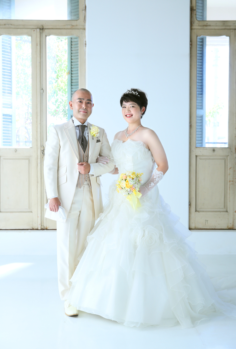 ＊きれいな笑顔で二人立ショットを＊