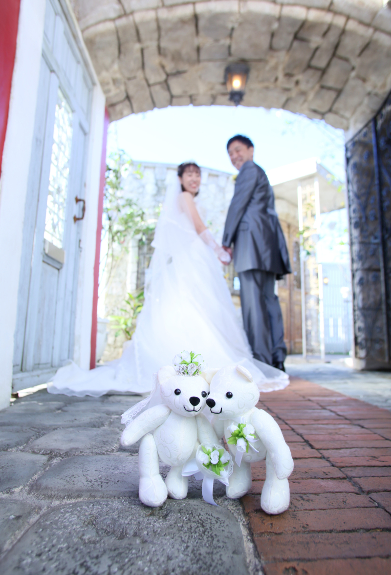 お持ちいただいた小物もこんなに可愛く♡