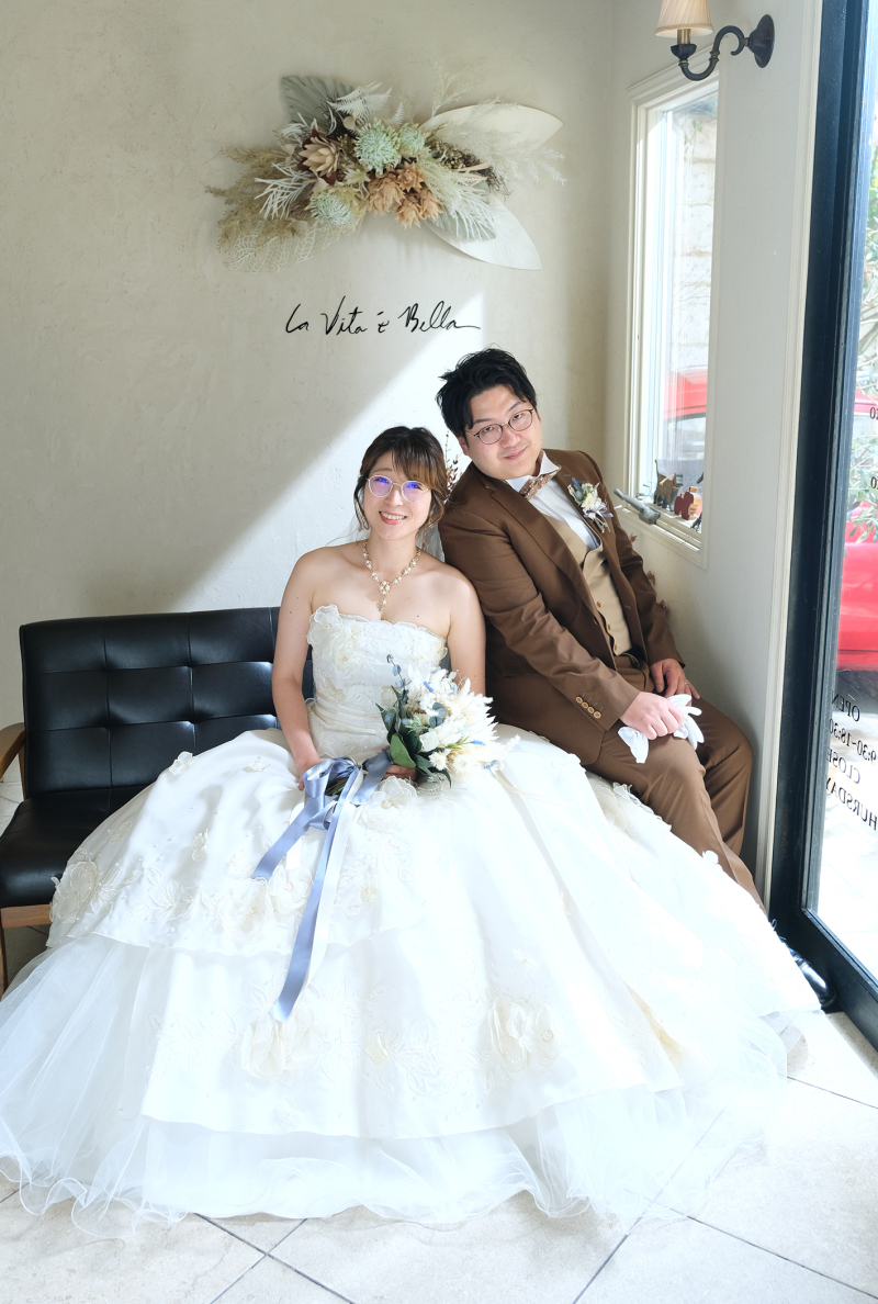 ウエディングドレス&times;アンティークショット＊＊