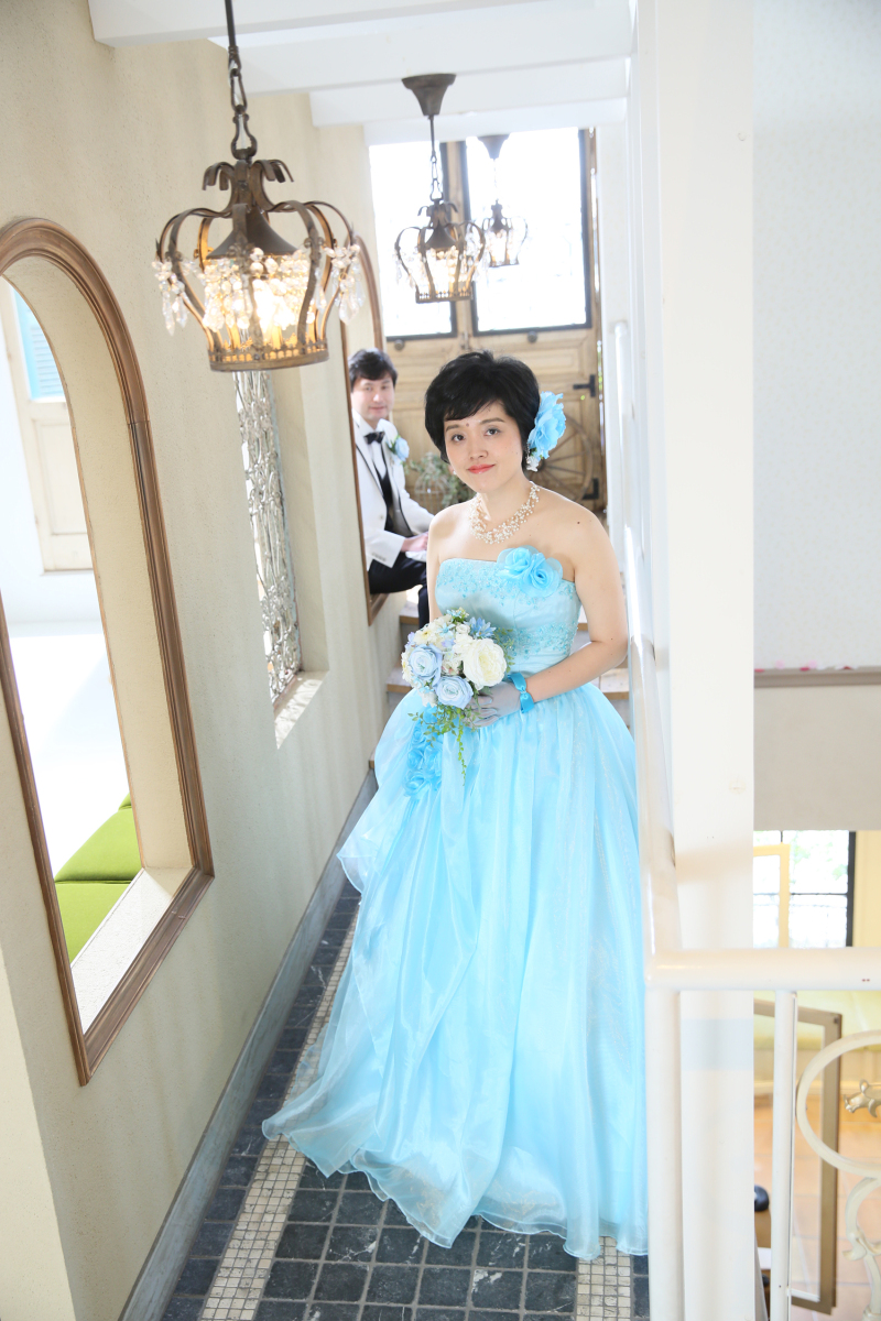 ＊寒色系のお似合いなお嫁さん＊