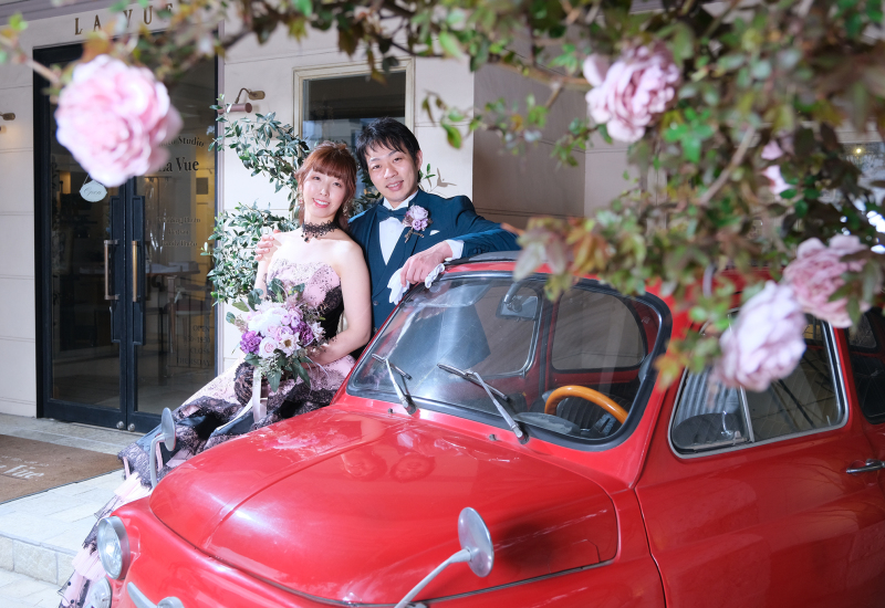 ＊車とバラと＊