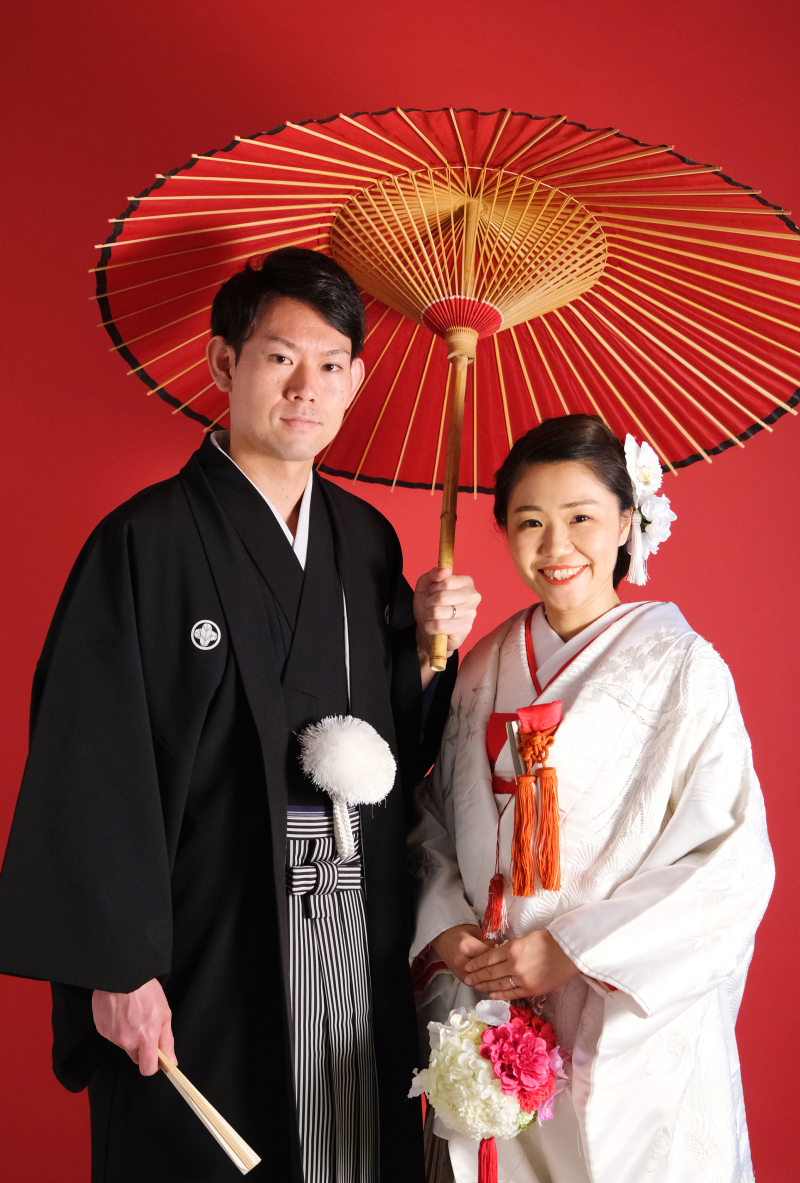 ＊白無垢＆赤比翼仕立て＊