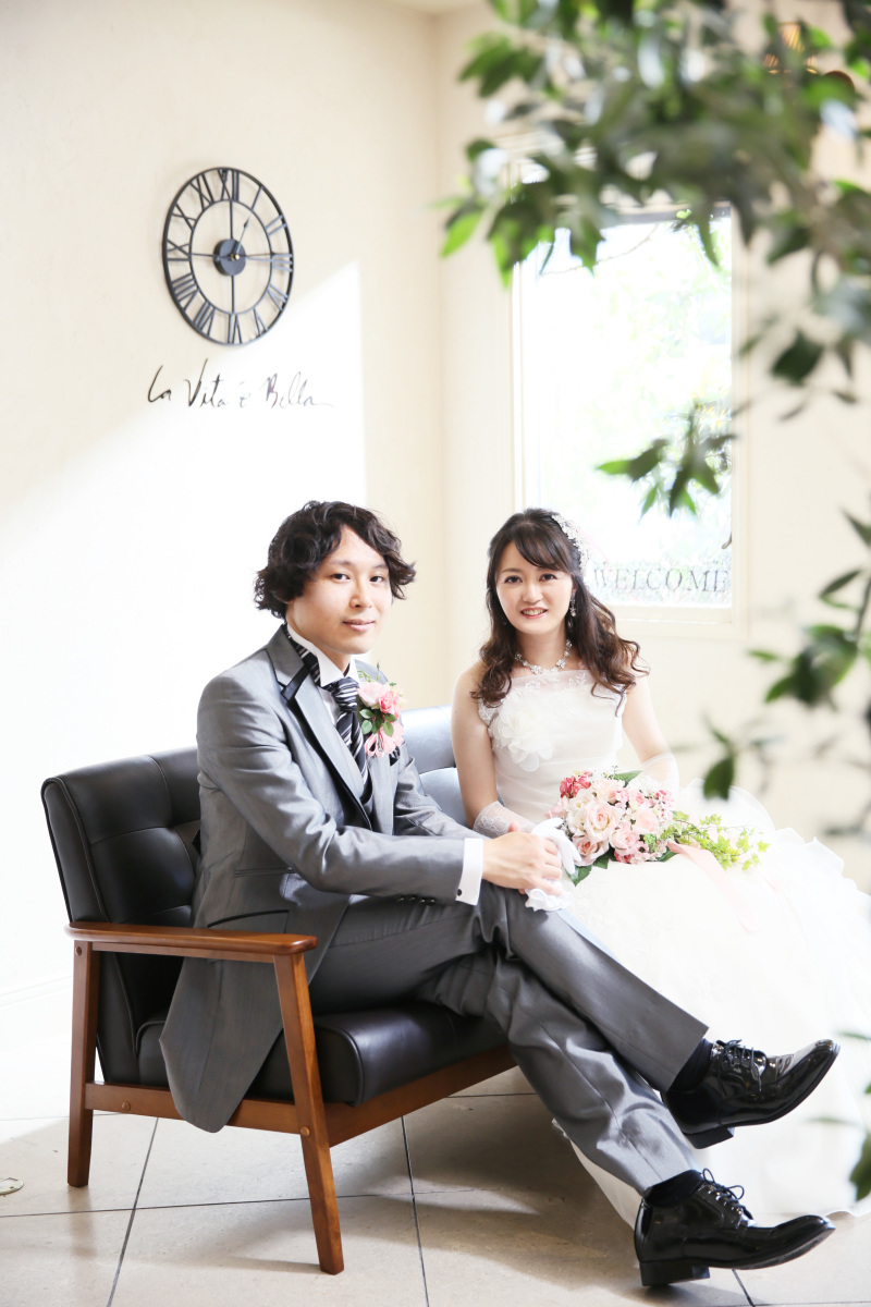 ワンちゃんとの家族写真も♡