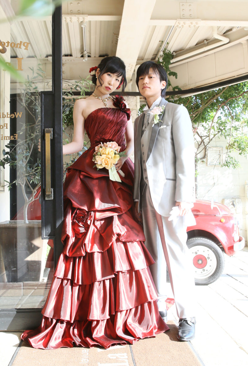 ＊カラードレス立ち姿＊