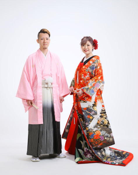 色打掛＆掛下黒引き振袖のアレンジ♡