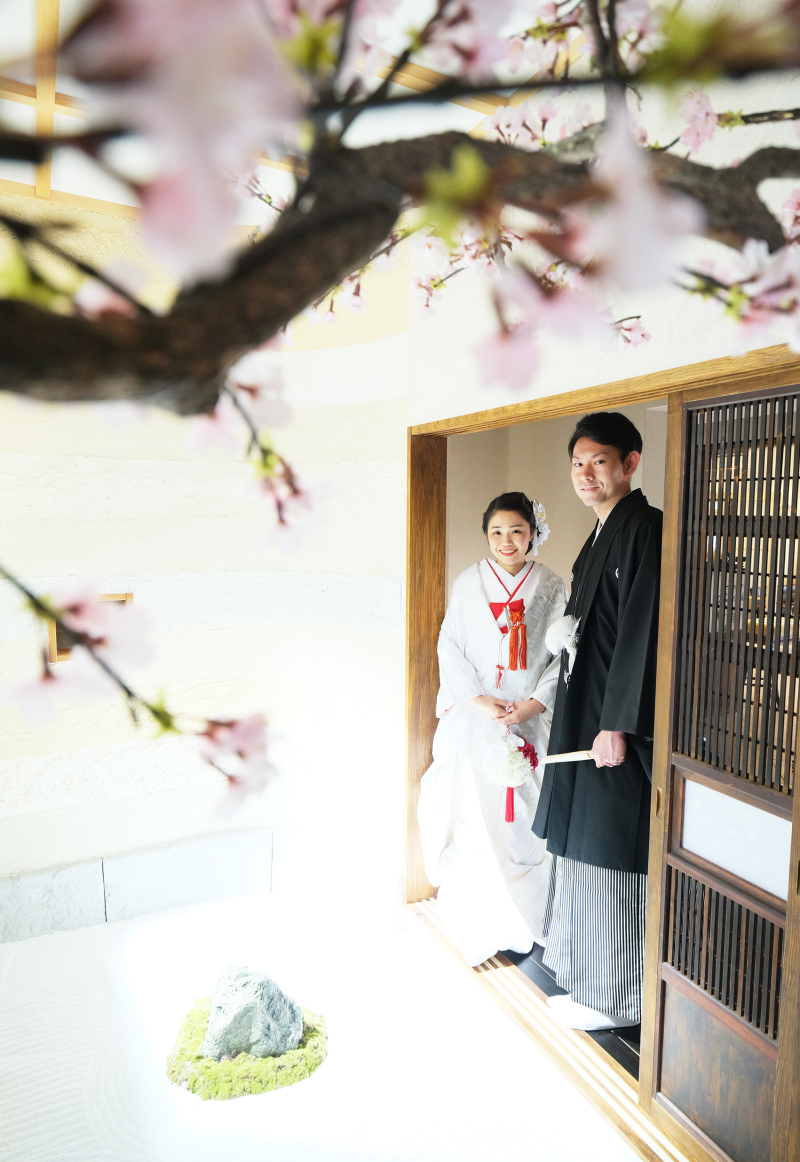 ＊白無垢＆桜の箱庭＊