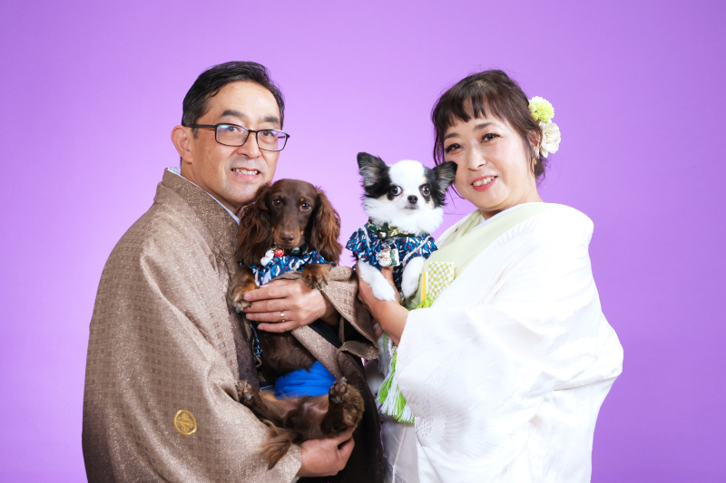 白無垢×ペット