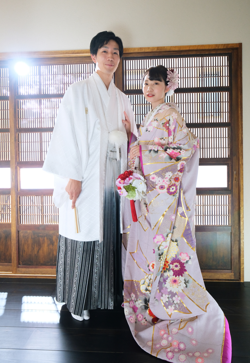 ＊打掛二人立ち姿＊