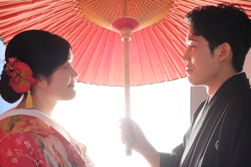 見つめ合う二人