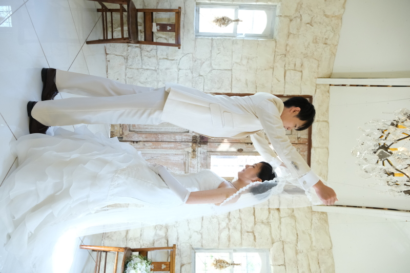 ベール上げシーン♪