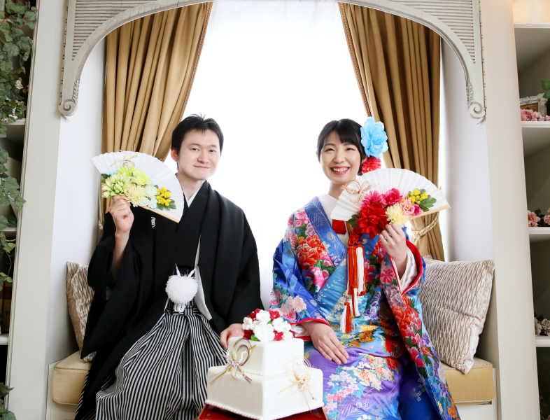 和風ケーキ＆デコレーション扇♡