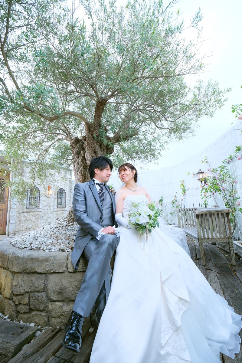 4Fガーデンスタジオ＊オリーブの前で＊