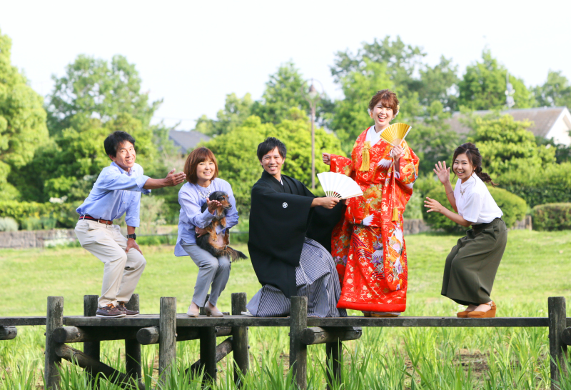 フォトスタジオラヴュー本店_ペットと一緒に撮影できる