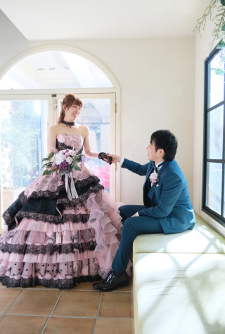 フォトスタジオラヴュー本店_和装2着洋装2着＆桜ロケーション＆Family♡