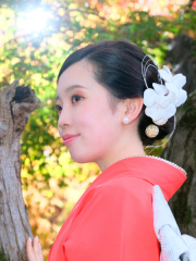 振袖のヘアメイク着付け