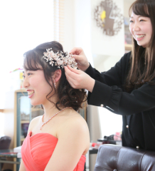 リハーサルヘアメイク