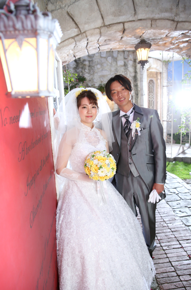 フォトスタジオラヴュー本店_ガーデンで撮影できる