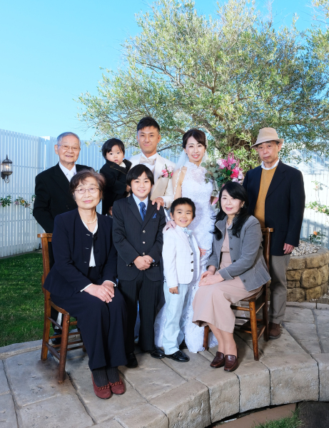 フォトスタジオラヴュー本店_家族・友人を撮影に呼べる