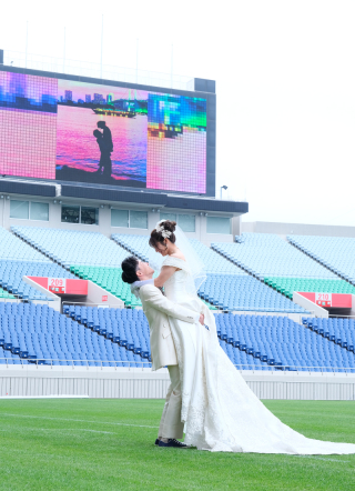 スタジアムロケも一生涯の思い出になるように、最高の演出を♪