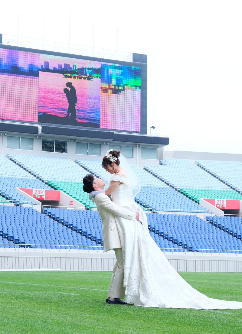 スタジアムロケも一生涯の思い出になるように、最高の演出を♪
