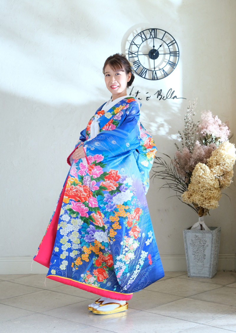 和装×スタジオコース(紋付袴&打掛に6切プリント1枚付)