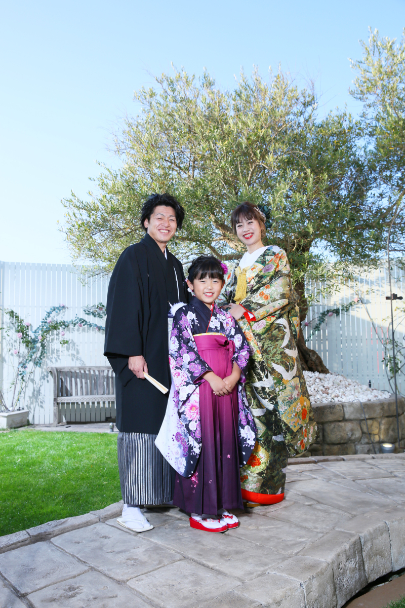 お子さまと一緒に和装プラン(6切プリント1枚付）