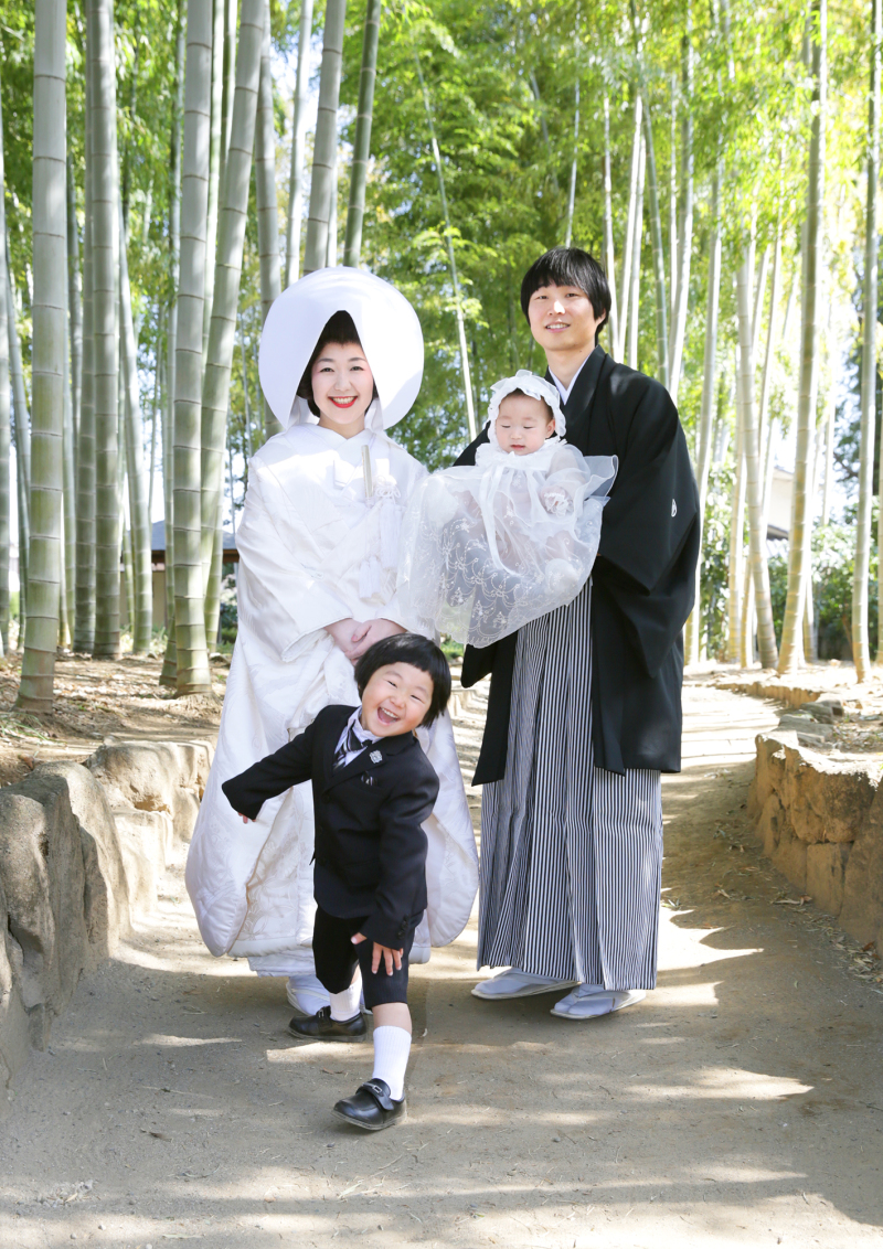 お子さまと一緒に和装プラン(6切プリント1枚付）
