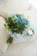 生花ブーケ【ビジューブルー】