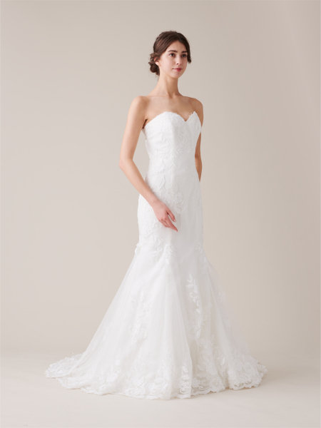 【RAMO】ハートネックが可愛い♡マーメイドラインのドレス♪