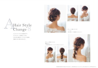 新婦イメージチェンジ⑧シニヨン→編みおろし