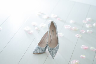 撮影小物　パンプス(銀)