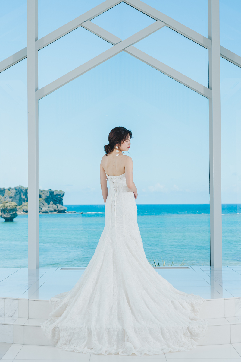 【CHERIE】繊細な総レースのマーメイドドレス☆彡