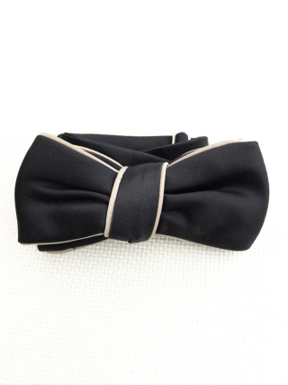 蝶ネクタイ（ブラック＆ベージュ）