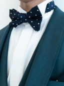 蝶ネクタイ（ネイビードット）