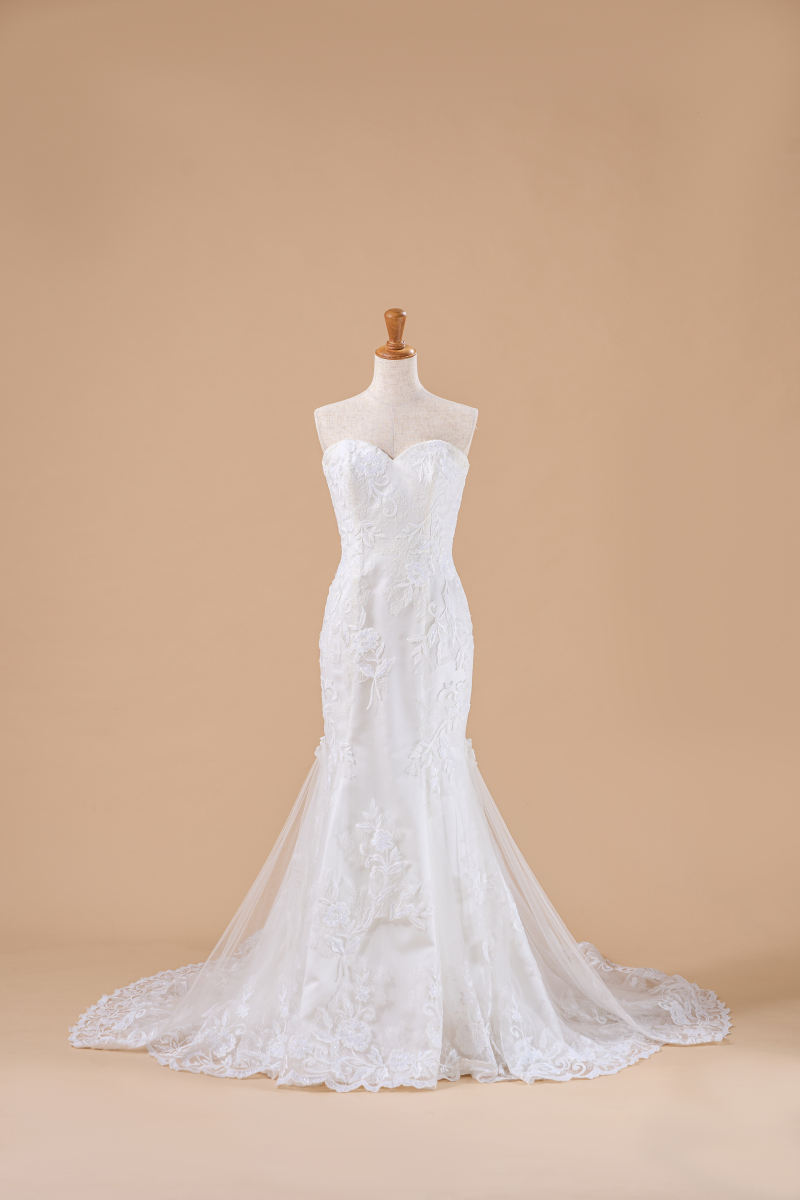 【RAMO】ハートネックが可愛い♡マーメイドラインのドレス♪