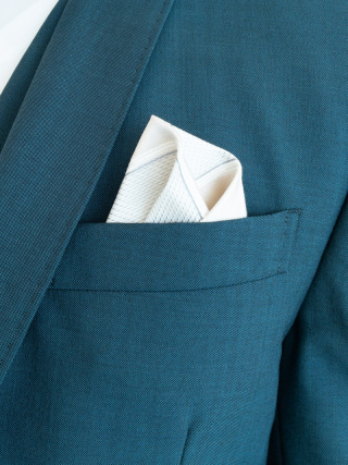 ポケットチーフ（ストライプ）