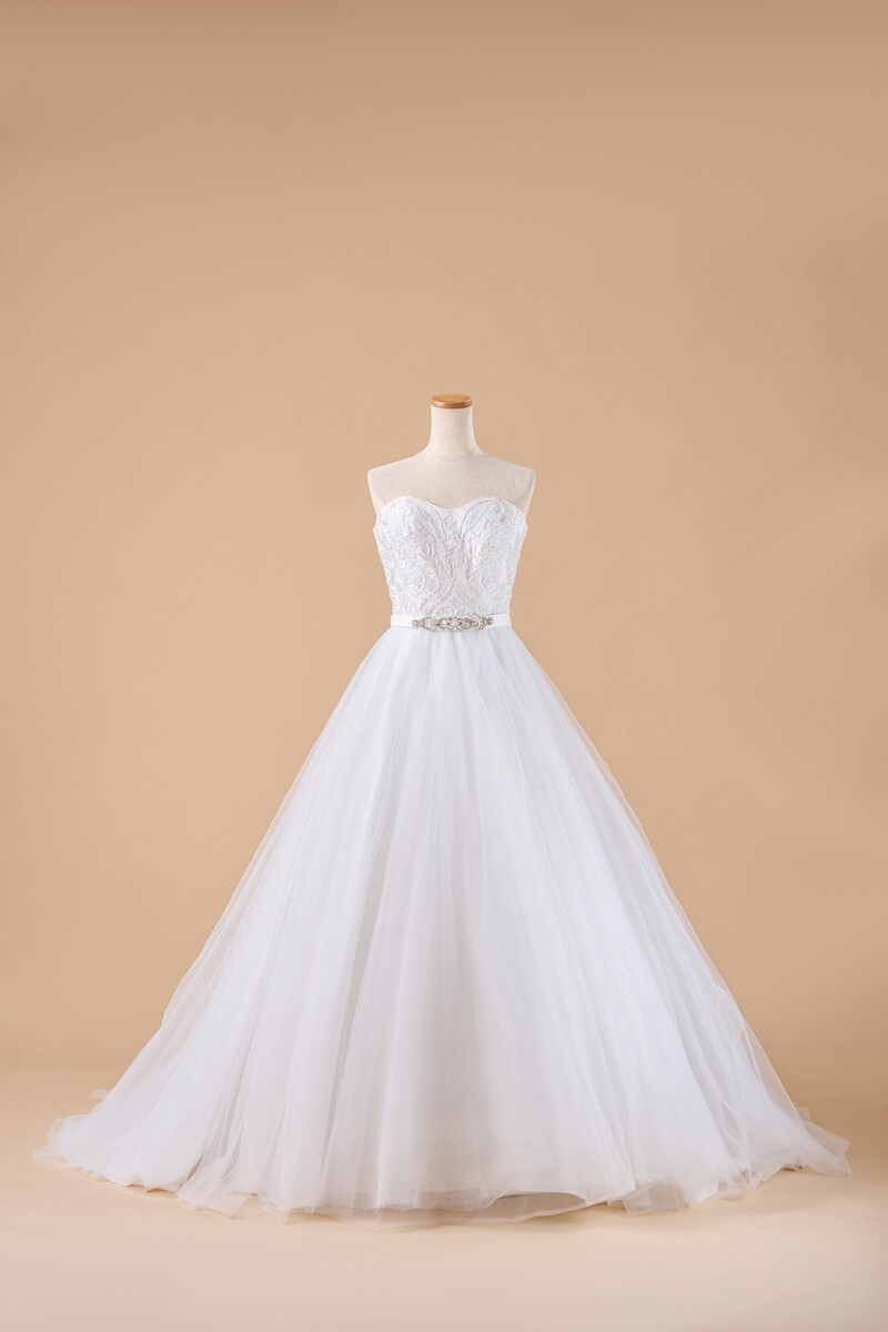 【AR-5】ウエストのビジューベルトがポイント♬