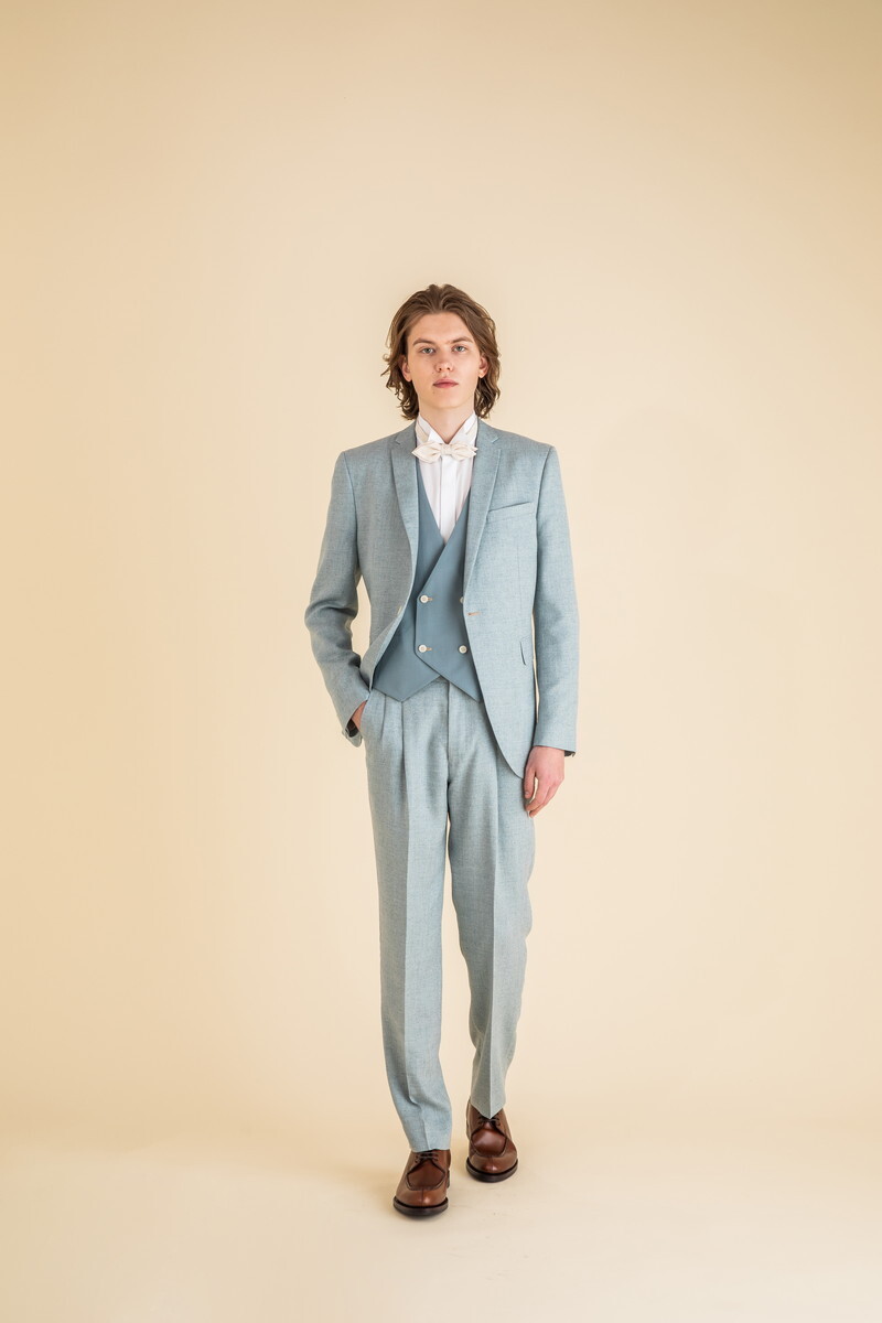 【CIEL】ニュアンスブルー&times;リバーシブルベスト♪