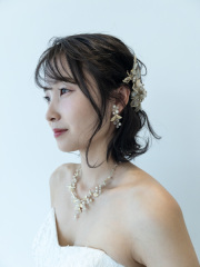 ヘッドピース（ゴールドリーフ）