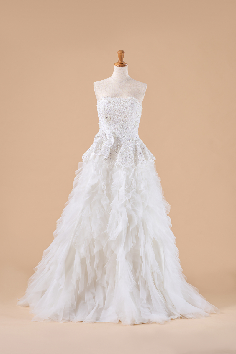 【BF-9】ペプラムビスチェが可愛い♡